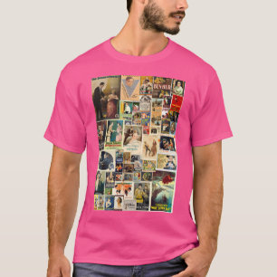 Camiseta Posters De Filmes Dos Primeiros Anos Da Cin Americ
