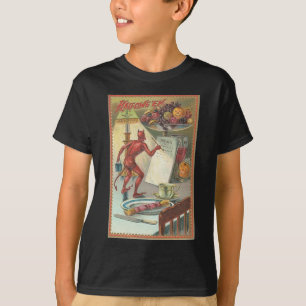 Camiseta Posters do clássico dos cartões do Dia das Bruxa