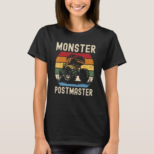Camiseta Postmaster de Amo de Caminhão Monstro (Frente)