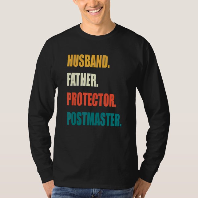 Camiseta Postmaster do Husband Padre Protetor (Frente)