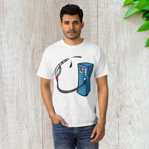 Camiseta Posto de Combustível Bomba de Gás Divertida