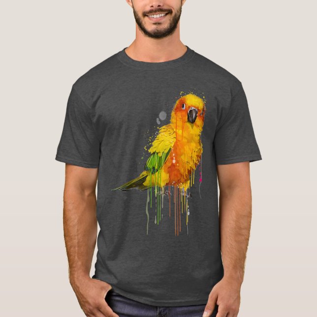 Camiseta Posto de Conure Cura do Sun Conure (Frente)