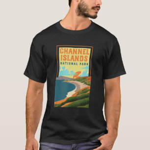 Camiseta Posto de Parques Nacionais WPA do Channel Islands 