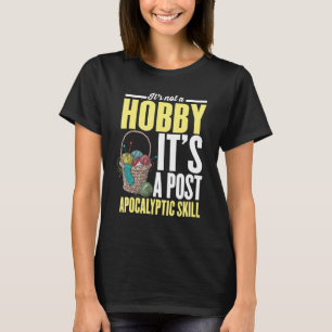 Camiseta Posto de tricô - Knitter de Habilidade Apocalyptic