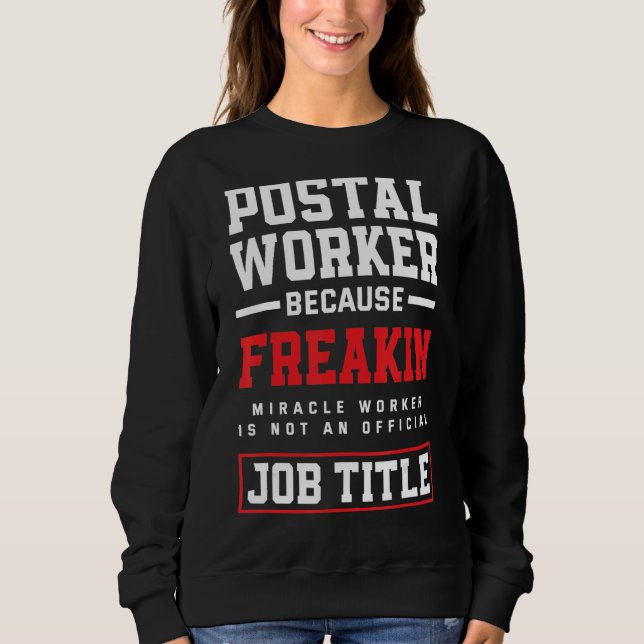 Camiseta Posto do Miracle Worker Mail Office Postal Worker (Frente)