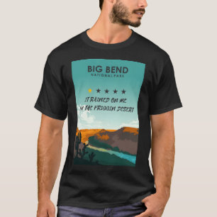 Camiseta Posto do Parque Nacional do Big Bend One Star Revi
