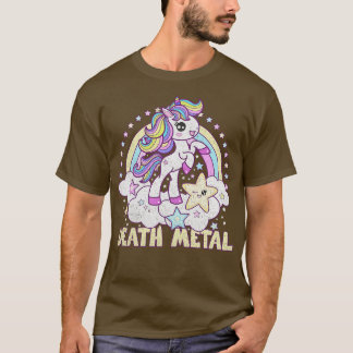 Camiseta Pôsto do Unicorn Death Metal