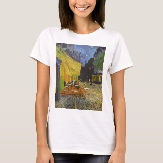 Camiseta Posto Impressionista Van Gogh Cafe Terrace (Frente)