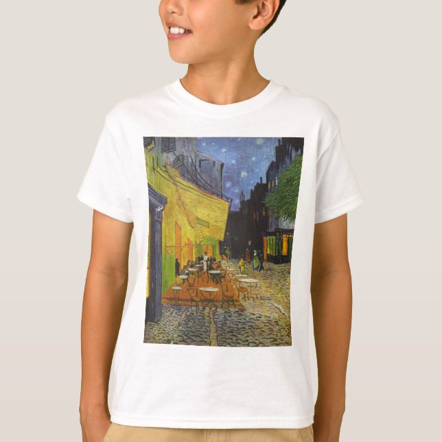 Camiseta Posto Impressionista Van Gogh Cafe Terrace (Frente)