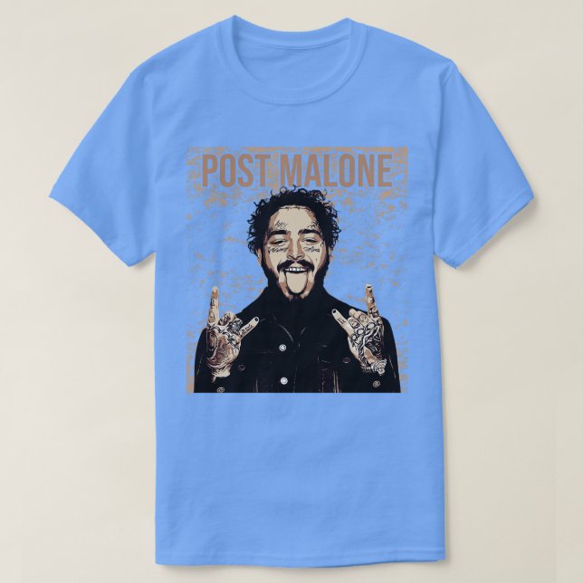 Camiseta Posto Malone Rapper (Frente do Design)