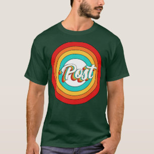 Camiseta Posto Nome Shirt Vintage Círculo de Posto