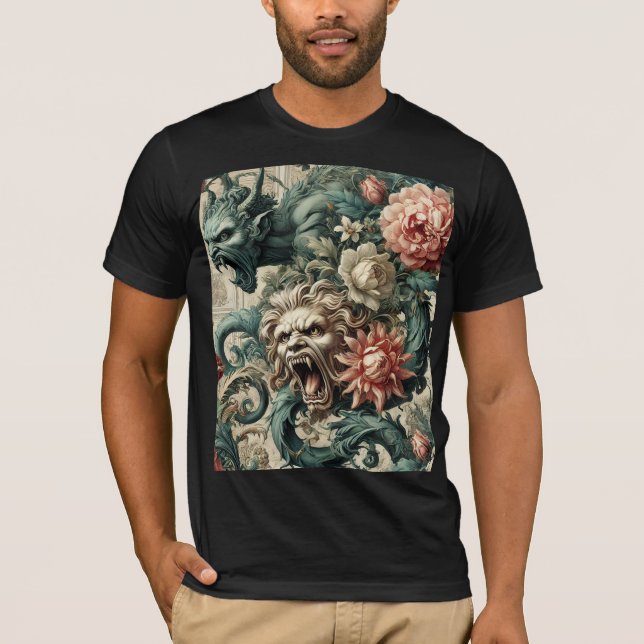 Camiseta Postura da Perdição – Vitoriano Gótico (Frente)