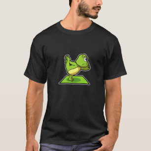 Camiseta Posturas de Yoga de Sapo Esportes Ginástica Ohm Co