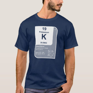 Camiseta Potássio (K)
