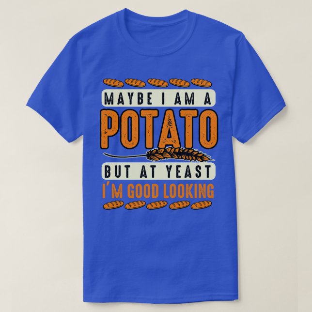 Camiseta Potato Lover Talvez Eu Seja Uma Batata, Mas Na Lev (Frente do Design)