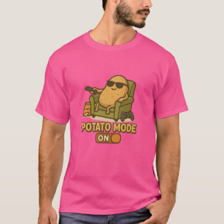 Camiseta Potato Mode – Lazy Life Activated