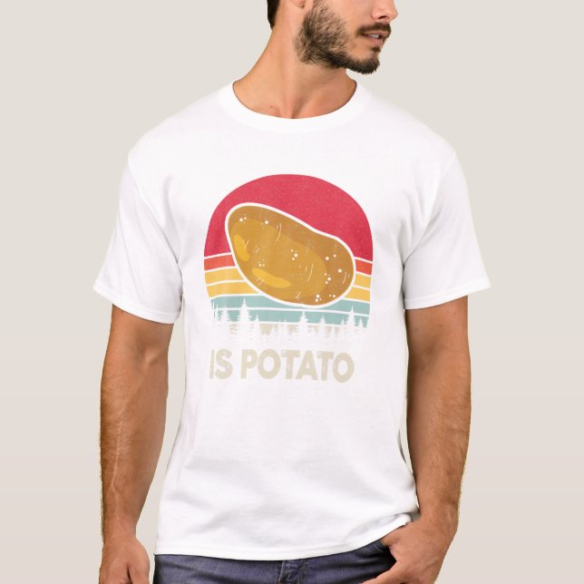Camiseta Potato Shirt Potato Lover Funny (Frente)