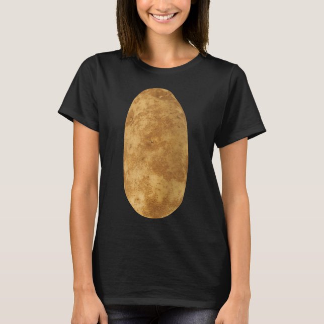 Camiseta Potatoe - Mmmmmm Batatas Figurino de Halloween (Frente)