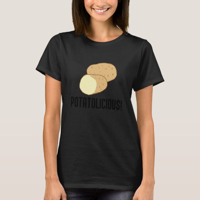 Camiseta Potatolicious Cute Potato Hobby Chef Food (Frente)