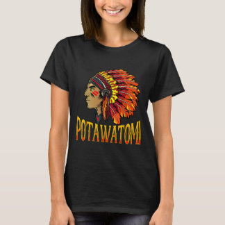 Camiseta Potawatomi Tribe Americana Nativa Potawatomi Herit