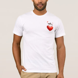 Camiseta Pote Cardíaco Excessivo: Amor Vazio com Ritmo
