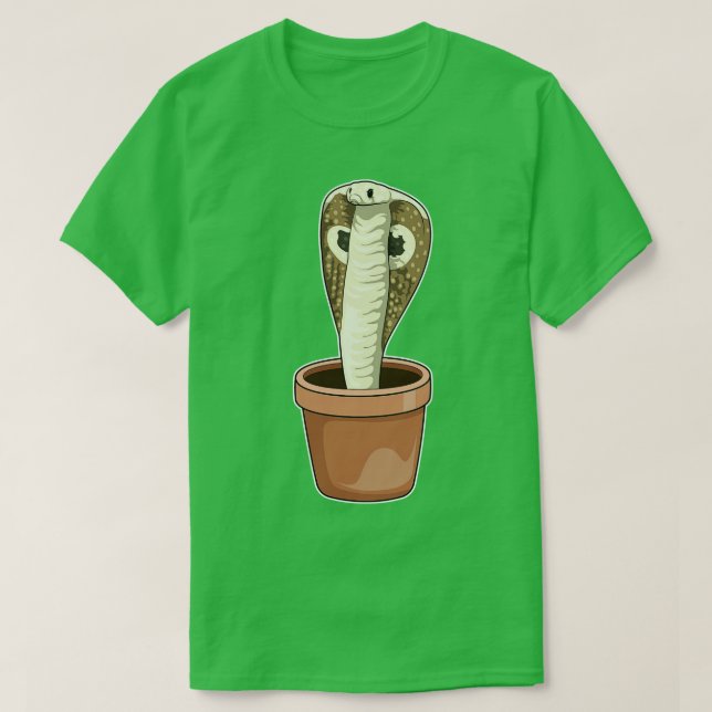Camiseta pote cobra (Frente do Design)