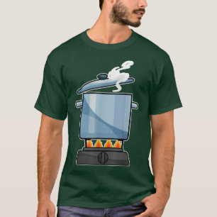 Camiseta pote Cozinhar lareira