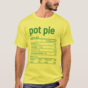 Camiseta Pote De Ação De Graças Pie Nutrition Fata Um Fato