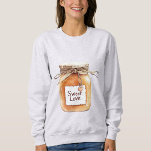 Camiseta Pote de Amor Doce Caramelo com Coração Rosa