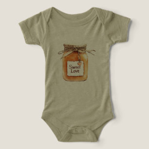 Camiseta Pote de Amor Doce Caramelo com Coração Rosa