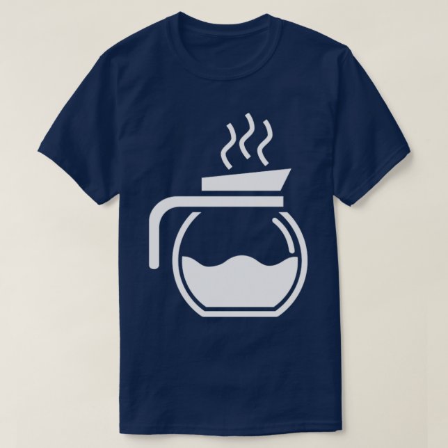 Camiseta Pote de café (Frente do Design)
