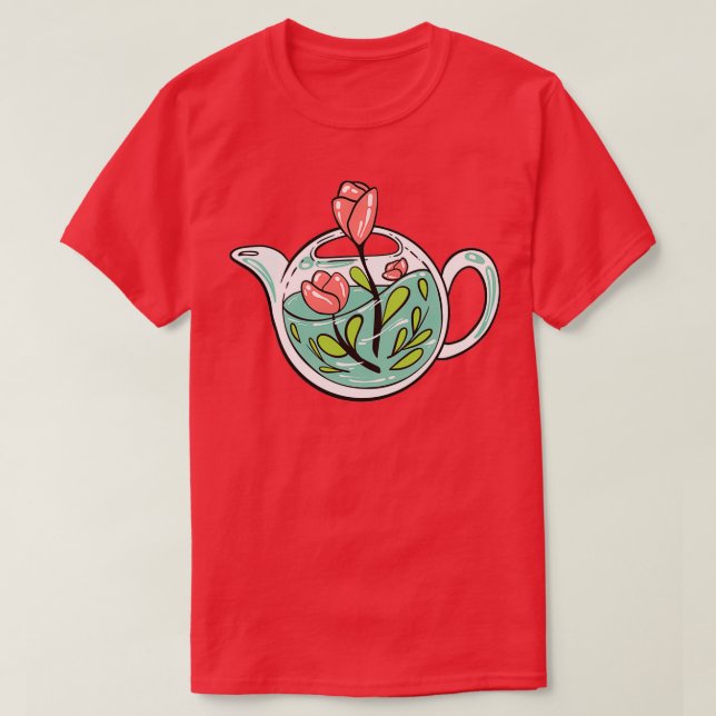 Camiseta Pote de chá mágico (Frente do Design)