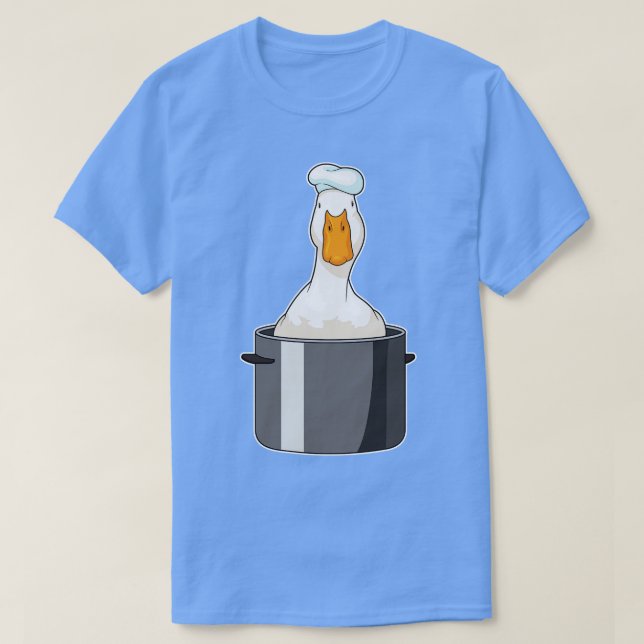 Camiseta Pote de Chef de Pato (Frente do Design)