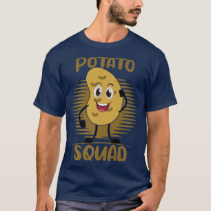 Camiseta POTE de Correspondência Vegetariana SQUAD Engraçad