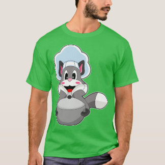 Camiseta Pote de Cozinhar do Cat Chef