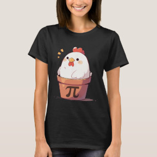 Camiseta Pote de frango Homens no Dia da Pi Mulheres Crianç