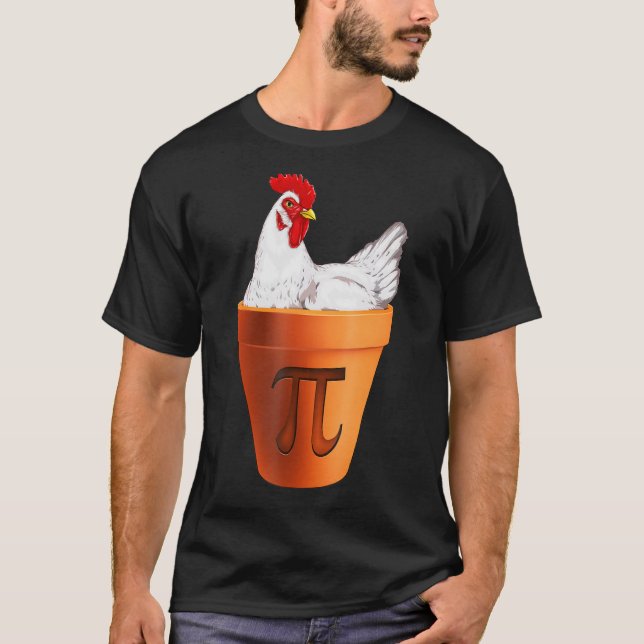 Camiseta Pote de frango Pie Math Pun Pote Pi (Frente)