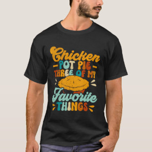 Camiseta Pote De Frango Três Das Minhas Coisas Favoritas En