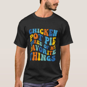Camiseta Pote De Frango Três Das Minhas Coisas Favoritas En