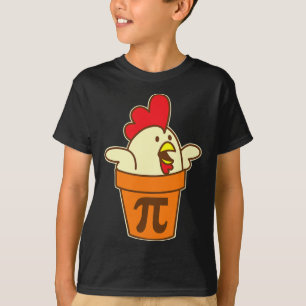 Camiseta Pote De Galinha Pi Geek Pie Matemática Pun Engraça