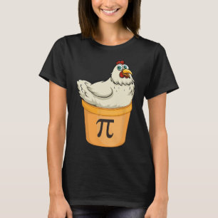 Camiseta Pote De Galinha Pie Engraçado Matemática Pun Pote