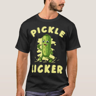 Camiseta Pote de Picles de Pepino Divertido Vegano Adorador