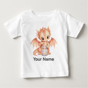 Camiseta Pote de Poeira de Estrelas de Dragão Aquarela Pers