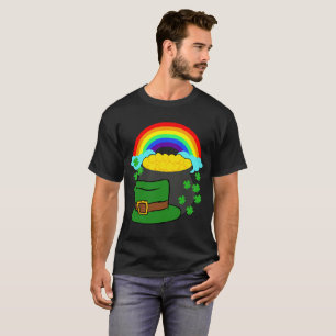 Camiseta Pote Do Dia de São Patrício De Tela De Capa Do A