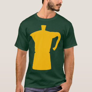 Camiseta Pote Moka amarelo design de edição limitada