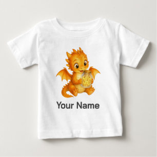 Camiseta Pote Personalizado de Dragão Mágico Segurando Vaga