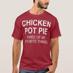 Camiseta Pote Sarcástico De Frango Três Dos Meus Favorito