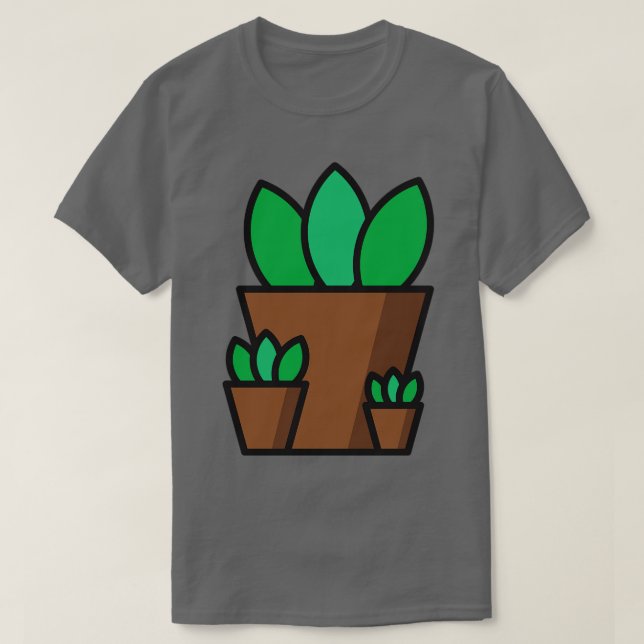 Camiseta pote vegetal (Frente do Design)