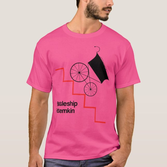 Camiseta Potemkin Minimalista Eisenstein Filme Fa (Frente)