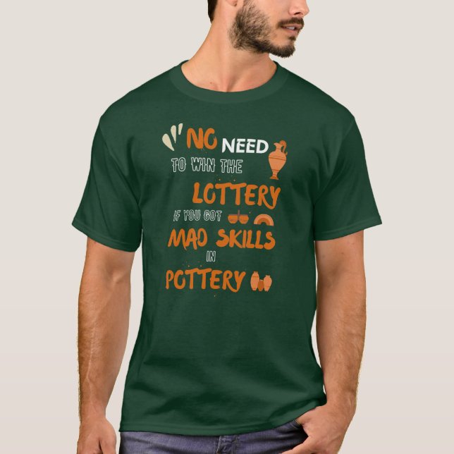 Camiseta Potência como aspas engraçadas hobby (Frente)